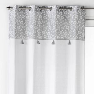 Rideau Imprim&eacute; Fleuri - Blancheporte - Couleur Rideau - Taille Rideau : largeur 140 x hauteur 240cm