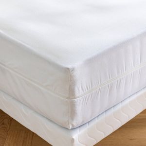 Housse De Matelas Int&eacute;grale Zipp&eacute;e Traitement Passerelle&reg;. - Blancheporte - Taille Prot&egrave;ge matelas 1 personne : 90x190cm