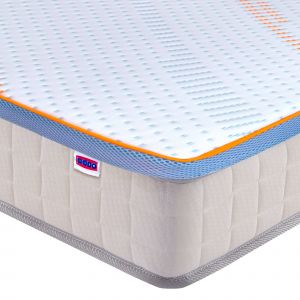 Surmatelas mousse haute qualité sensation latex - Surmatelas 1 Personne : 90x190cm - Blanc - Dodo - Couleur Blanc - Taille Surmatelas 1 personne : 90x190cm