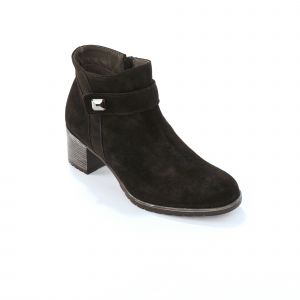 Boots En Cuir &Agrave; Talon - Blancheporte - Couleur Boots - Taille 40