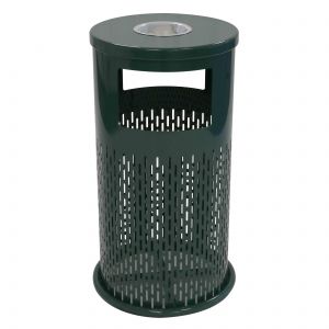 Poubelle d'extérieur + cendrier - 30L