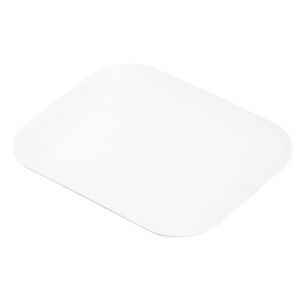 Petits couvercles en carton cir&eacute; pour barquettes aluminium Fiesta Recyclable (lot de 1000)