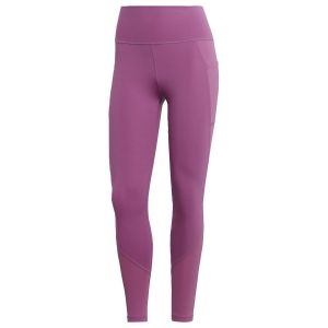 adidas Leggings Optime Shine - Rose Femme, pointure Medium - Rose - Taille Medium