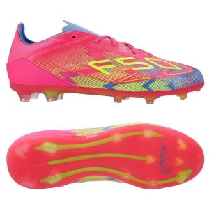 adidas F50 Elite Fg Mystic Victory - Rose/vert/blue Fusion Enfant - Herbe Naturelle (Fg), pointure 35&frac12; - ['Rose'] - Taille 35&frac12;
