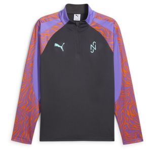PUMA Maillot d'Entraînement Fermeture Éclair 1/4 Neymar Jr. Creativity - Noir/Violet ÉDITION LIMITÉE, pointure Small - ['Noir'] - Taille Small