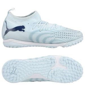 PUMA Future 9 Match Mid + TT Dreamrush - Bleu glac&eacute;/Bleu Enfant - Stabilis&eacute; (TF), pointure 37 - ['Bleu'] - Taille 37
