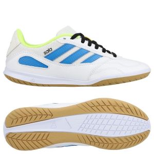 adidas Super Sala Iii Ic - Blanc/bleu/jaune Enfant - Terrain Futsal (Ic), pointure 35 - ['Blanc'] - Taille 35