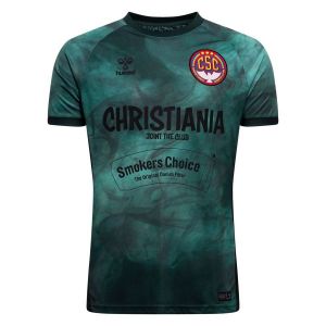 Christiania Sports Club Maillot Ext&eacute;rieur 2025/26 - Hummel, pointure Medium - ['Vert'] - Taille Medium