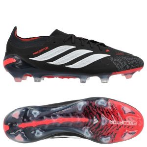 adidas Predator Elite Fg Immortal Dna - Noir/blanc/lucid Red - Herbe Naturelle (Fg), pointure 40⅔ - ['Noir'] - Taille 40⅔
