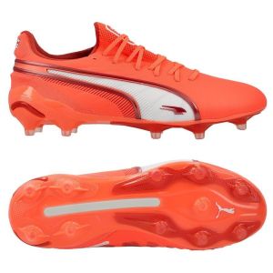 PUMA King Ultimate Fg/ag Unlimited - Glowing Red/blanc/red Fire Femme, pointure 35½ - ['Rouge'] - Taille 35½