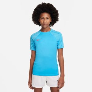 Nike T-shirt d'Entraînement Dri-FIT Strike - Bleu/Rose Enfant, pointure M: 137-147 cm - ['Bleu'] - Taille M: 137-147 cm