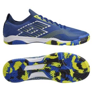 Lotto Tacto 250 Id - Bleu/blanc/jaune - Terrain Futsal (Ic), pointure 40½ - ['Bleu'] - Taille 40½