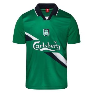 Liverpool Maillot Ext&eacute;rieur 1999/00 - Liverpool FC, pointure Small - ['Vert'] - Taille Small