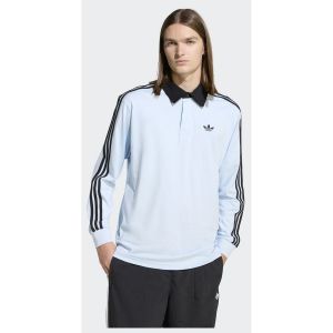 adidas Originals POLO DE RUGBY &Agrave; MANCHES LONGUES 3 BANDES, pointure Large - Taille Large