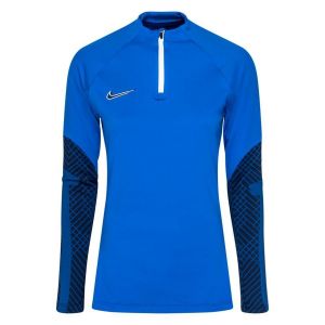 Nike Maillot d'Entraînement Dri-FIT Strike Drill - Bleu/Bleu Foncé/Blanc Femme, pointure Large - ['Bleu'] - Taille Large