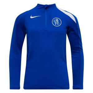 Chelsea Maillot d'Entra&icirc;nement Dri-FIT Strike Drill 3&egrave;me - Bleu/Field Silver Enfant - Nike, pointure M: 137-147 cm - ['Bleu'] - Taille M: 137-147 cm
