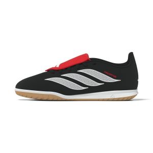 adidas Predator Club Fold-over Tongue In Immortal Dna - Noir/blanc/lucid Red Enfant - Terrain Futsal (Ic), pointure 35 - ['Noir'] - Taille 35