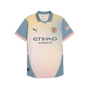 Manchester City Quatrième Maillot 2024/25 Authentic - PUMA, pointure X-Small - ['Multicolore'] - Taille X-Small
