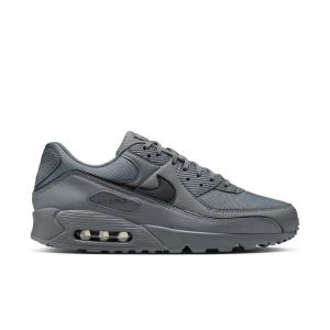 Nike Chaussures Air Max 90 Premium - Gris/noir, pointure 44&frac12; - ['Gris'] - Taille 44&frac12;