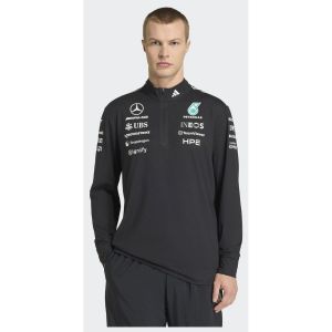 adidas Sweat-shirt Mercedes - Amg Petronas Formula 1 Team Engineers Quarter Zip, pointure X-Small - Taille X-Small