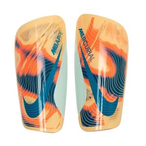 Nike Prot&egrave;ge-Tibias Mercurial Lite Mbapp&eacute; Personal Edition - Orange/Melon/Vert Fonc&eacute;, pointure X-Large/180-200cm - ['Orange'] - Taille X-Large/180-200cm