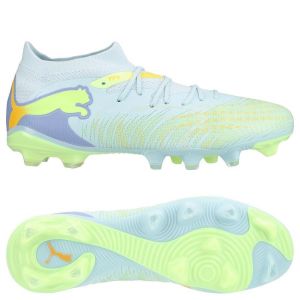 PUMA Future 9 Match FG/AG Light Up - Vert/Bleu glac&eacute;/Violet Femme, pointure 38&frac12; - ['Bleu'] - Taille 38&frac12;