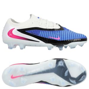 Nike Phantom 6 Elite Low Cut Fg Attack - Bleu/rose/blanc - Herbe Naturelle (Fg), pointure 42 - ['Bleu'] - Taille 42