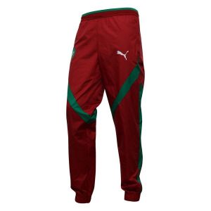 Maroc Bas de Surv&ecirc;tement Avant-Match Woven Africa Cup of Nations 2025 - Rouge/Vert - PUMA, pointure X-Small - ['Rouge'] - Taille X-Small