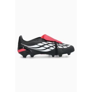 adidas Predator League Fold-over Tongue Fg Immortal Dna - Noir/blanc/lucid Red Enfant - Herbe Naturelle (Fg), pointure 31&frac12; - ['Noir'] - Taille 31&frac12;