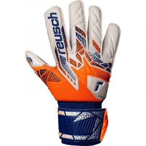 Reusch Gants De Gardien Attrakt Silver Energize - Orange/bleu/blanc Enfant, pointure 3&frac12; - ['Orange'] - Taille 3&frac12;