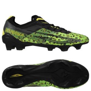 Sokito X Unisport Scudetta FG Bio Stuff - Vert/Noir/Jaune ÉDITION LIMITÉE - Herbe naturelle (FG), pointure UK4/EU37½ - ['Vert'] - Taille UK4/EU37½