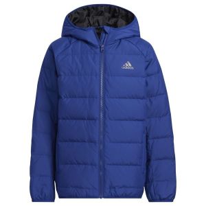 adidas Manteau d'Hiver Doudoune Froosy - Bleu/Noir Enfant, pointure 128 cm - ['Bleu'] - Taille 128 cm