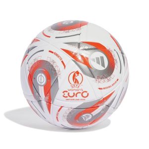 adidas Ballon Konektis League EURO Féminin 2025 Finale - Blanc/Argenté/Orange, pointure Ball SZ. 4 - ['Blanc'] - Taille Ball SZ. 4