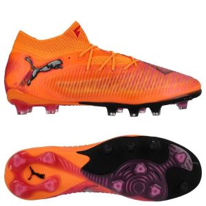 PUMA Future 8 Ultimate Ag Hot Pursuit - Heat Fire/noir/rose Femme - Herbe Synth&eacute;tique (Ag), pointure 38&frac12; - ['Orange'] - Taille 38&frac12;