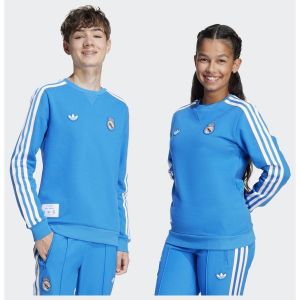 adidas Originals Sweat-shirt Real Madrid Terrace Icons Enfants, pointure 152 cm - Taille 152 cm