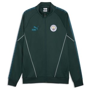 Manchester City Veste King Anthem - Green Terrain/bleu Tropical - PUMA, pointure XX-Large - ['Vert'] - Taille XX-Large