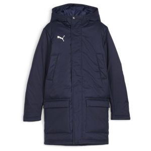 PUMA Manteau d'Hiver teamFINAL - Bleu Marine/Argenté Enfant, pointure 128 cm - ['Bleu'] - Taille 128 cm