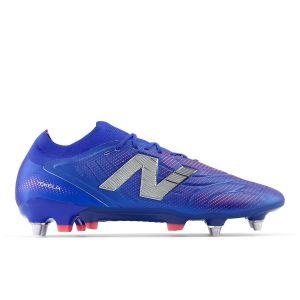 New Balance Tekela V5 Elite Low Cut SG Cause & Effect - Blue Gemstone - Terrain très gras (SG), pointure 39½ - ['Bleu'] - Taille 39½