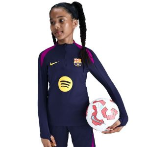 FC Barcelone Maillot d'Entraînement Dri-FIT Strike Drill - Imperial Purple/Or Enfant - Nike, pointure M: 137-147 cm - ['Violet'] - Taille M: 137-147 cm