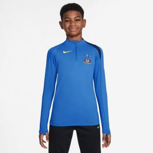 Tottenham Maillot d'Entra&icirc;nement Dri-FIT Strike Drill 3&egrave;me - Bleu/Bleu/Jaune Enfant - Nike, pointure XS: 122-128 cm - ['Bleu'] - Taille XS: 122-128 cm