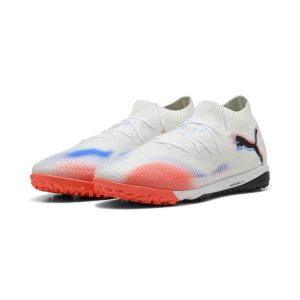PUMA Future 8 Pro Cage Tt Untamed - Blanc/noir/glowing Red - Stabilisé (Tf), pointure 44½ - ['Blanc'] - Taille 44½