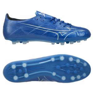 Mizuno Alpha Elite AG Mugen - Bleu/Blanc/Doré - Herbe synthétique (AG), pointure 39 - ['Bleu'] - Taille 39