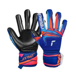 Reusch Gants De Gardien Attrakt Infinity Evolution Nc - Bleu/orange/noir Enfant, pointure 7 - ['Bleu'] - Taille 7