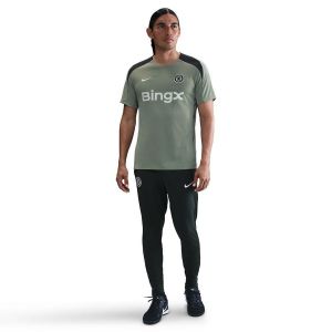 Chelsea T-shirt d'Entraînement Dri-FIT Strike - Vert/Vert/Gris - Nike, pointure X-Small - ['Vert'] - Taille X-Small