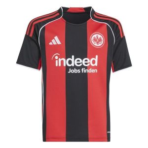 Eintracht Francfort Maillot Domicile 2025/26 Enfant - Nike, pointure 140 cm - ['Noir', 'Rouge'] - Taille 140 cm