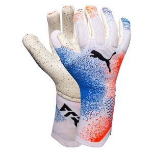 PUMA Gants de Gardien Future Ultimate NC Untamed - Blanc/Rouge &eacute;clatant/Bleu, pointure 9 - ['Blanc'] - Taille 9