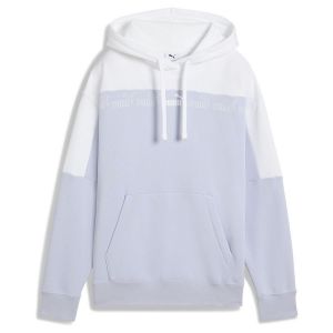 PUMA Sweat &agrave; Capuche Around The Block - Blanc/Violet, pointure X-Small - ['Bleu'] - Taille X-Small