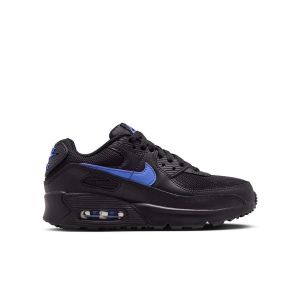Nike Chaussures Air Max 90 Mesh - Noir/bleu Enfant, pointure 37&frac12; - ['Noir'] - Taille 37&frac12;