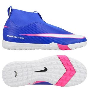 Nike Air Zoom Mercurial Superfly 10 Academy Tf Attack - Bleu/blanc Enfant - Stabilis&eacute; (Tf), pointure 35 - ['Bleu'] - Taille 35