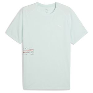 PUMA PUMA Run Mesh Graphic T-shirt, pointure XX-Large - ['Bleu'] - Taille XX-Large